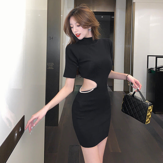 Elegant and Slimming Knit Pencil Dress