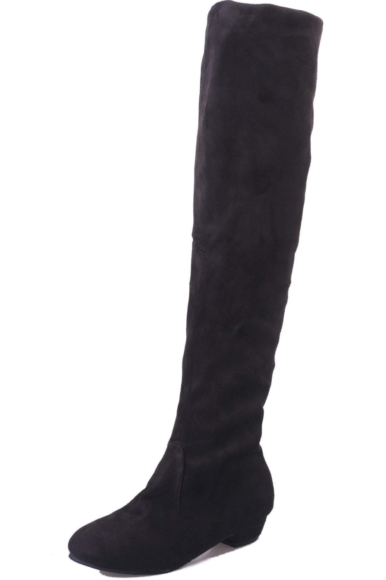 New Autumn And Winter High Knee Flat Boots