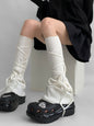 Self-tie Straps Flared Leg Warmers-Homeunderwear