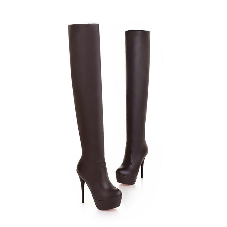 High Heel Over Knee High Boots