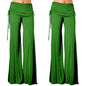 New FashionPure Color Low Waist Yoga Wide-legs Long Pants Beach Pants