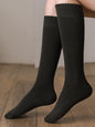 New Fashion Casual Solid Skinny Sweat-Absorbing Keep Warm Solid Color Socks Accessories-Homeundewear