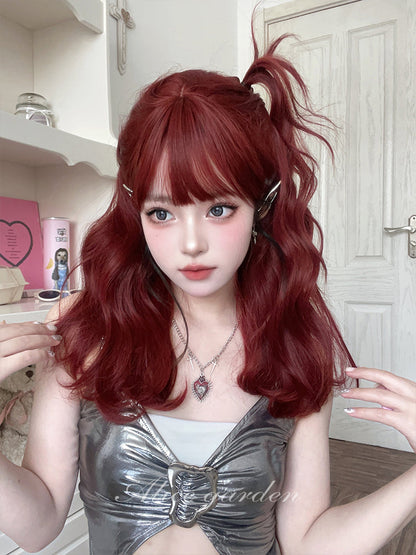 Free Shipping For Hivava Natural Red Mermaid Lolita Wig