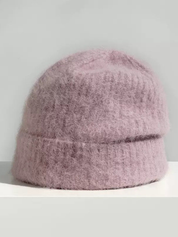 Casual Keep Warm Solid Color Hats&Caps-Homeunderwear