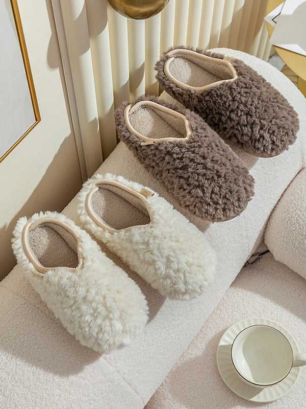 Home Wear Non-Slip Keep Warm Slippers-Homeunderwear