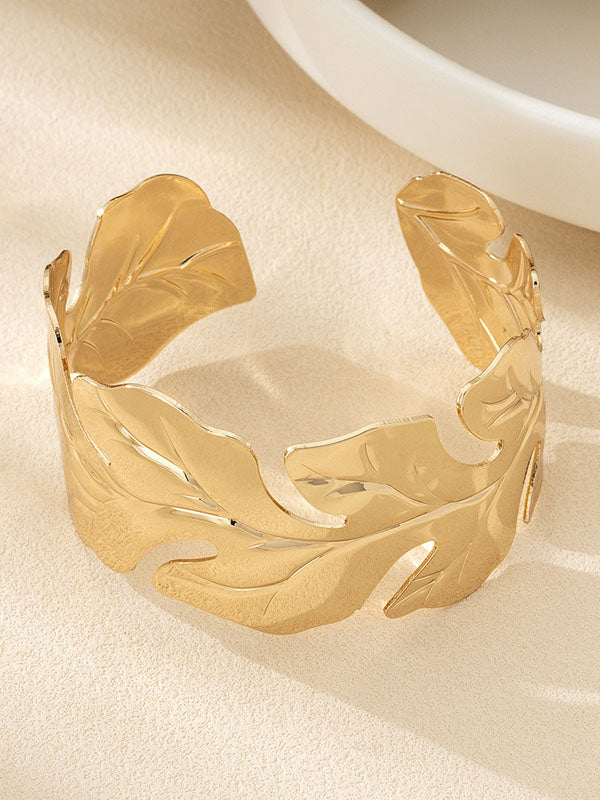 Geometric Shiny Solid Color Split-Joint Bracelet Accessories