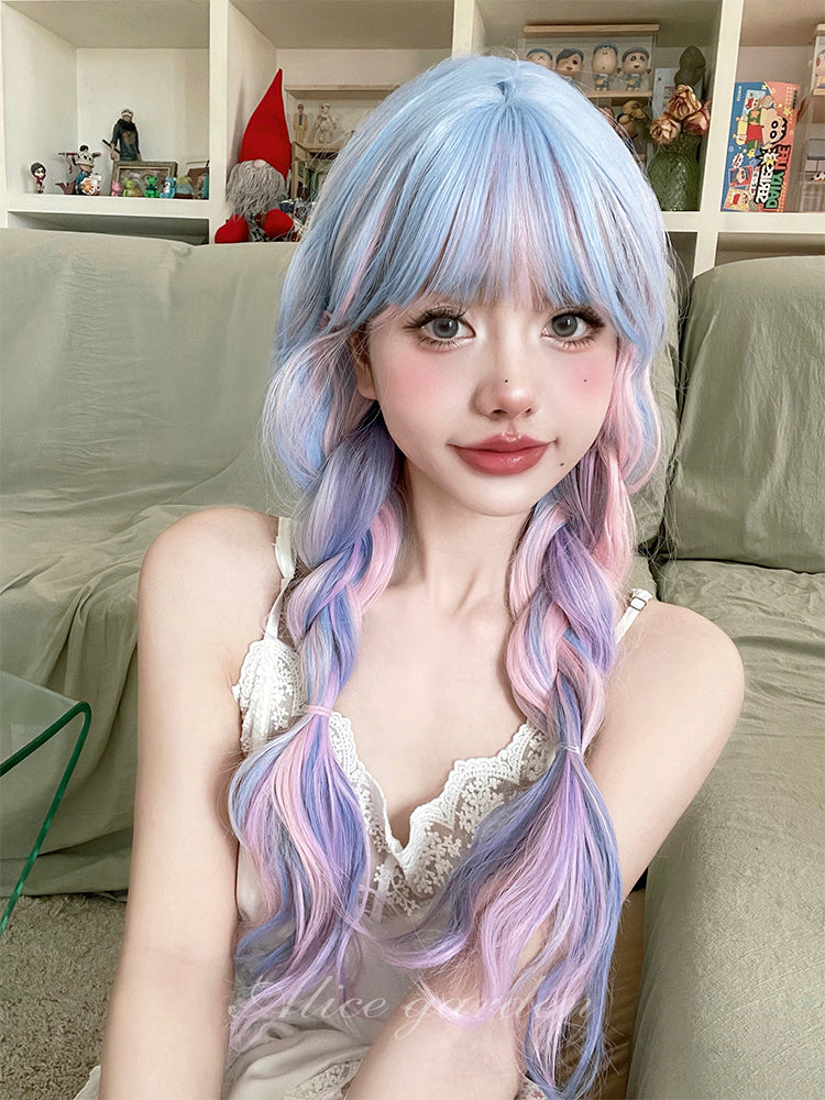 Free Shipping For Hivava Casual Series Mermaid Pastel Mixed Lolita Wig