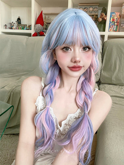 Free Shipping For Hivava Casual Series Mermaid Pastel Mixed Lolita Wig