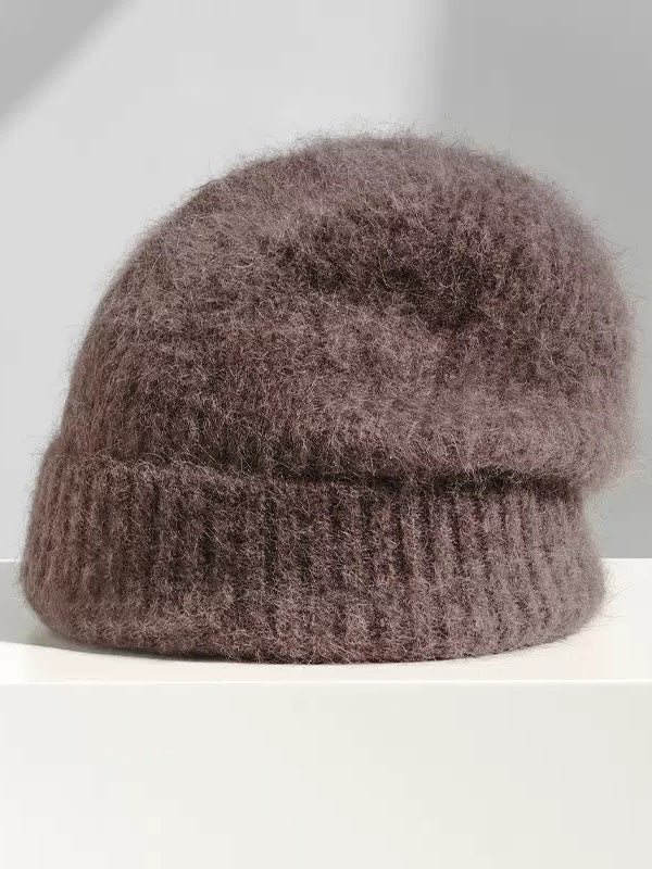 Casual Keep Warm Solid Color Hats&Caps-Homeunderwear