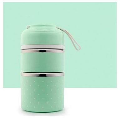 Free Shipping ForCute Japanese Thermal Lunch Box Leak-Proof Stainless Steel Bento Box Kids Portable Picnic School Food Container Drop Shipping