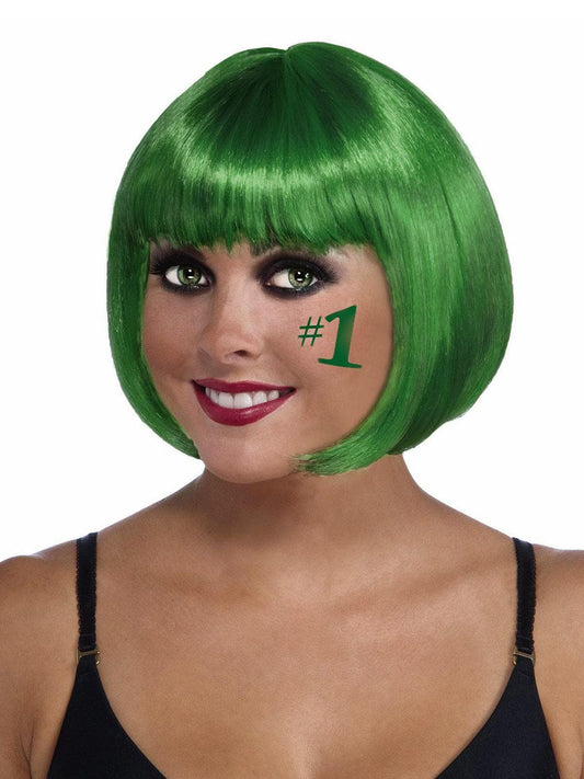 Free Shipping For Green Bob Wig