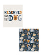 Free Shipping For Reusable Dish Cloth, Dog Sentiment, Set of 2