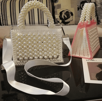 Fashion Hadmade Customize Pearl Satchel Bags