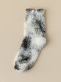 Original Coral Fleece Keep Warm Tie-Dyed Socks Accessories-Homeunderwear