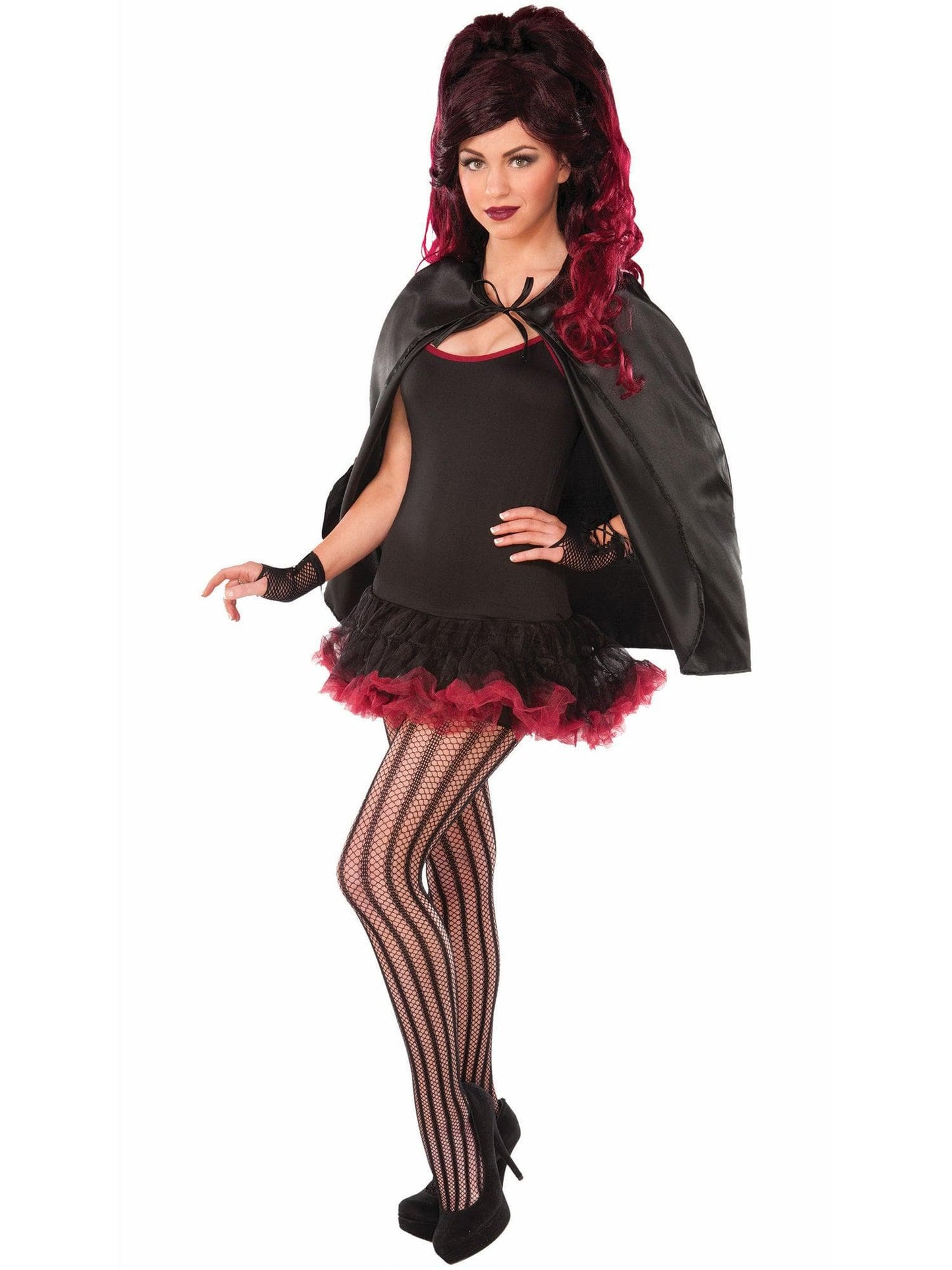 Free Shipping For Adult Black Short Cape