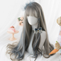 Free Shipping For Hivava Brown Blue Mixed Lolita Wig