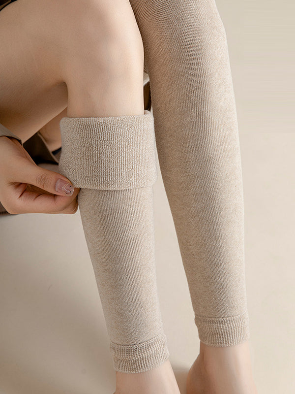 New Fashion Casual Skinny Keep Warm Solid Color Leg Warmers Accessories-Homeundewear