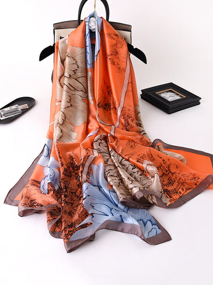 Vacation Floral Printed Shawl&Scarf-Homeunderwear