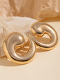 Geometric Solid Color Exaggerated Earrings Accessories