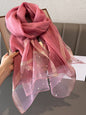 Sun-Protection Beaded See-Through Shawl&Scarf