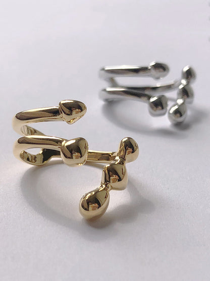 Vintage Adjustable Geometric Rings Accessories-Homeunderwear