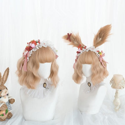 Free Shipping For Hivava Light Brown Cosplay Lolita Kawaii Wig