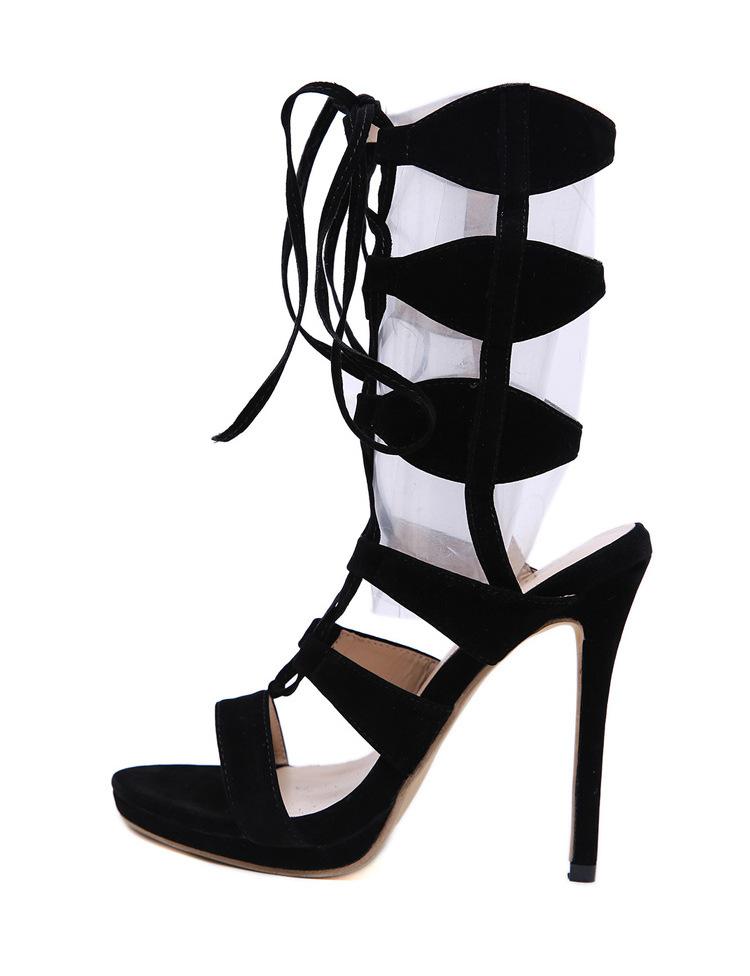 Lace Up Sandals Nightclub Fishbill ROMAN SANDALS