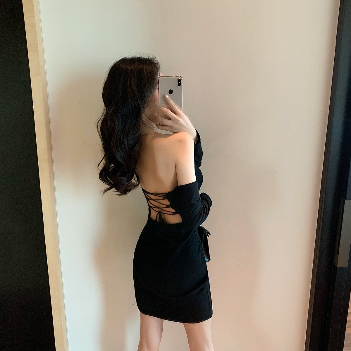 Bandage Backless Tight Buttock Party Dress