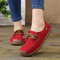 Autumn and Winter Soft Sole Lace Up Comportable Casual Flats