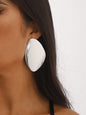 Geometric Solid Color Normcore Drop Earrings