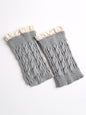 Original Creation Keep Warm Hollow Jacquard Leg Warmers Accessories-Homeunderwear