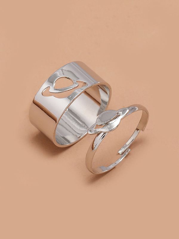 New Fashion Punk Planet Shape Rings Accessories-Homeundewear