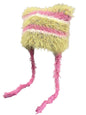 Free Shipping For 'Raspberry Chocolate' Harajuku Contrast Striped Plush Hat