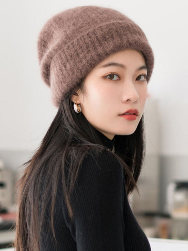 New Fashion Casual Keep Warm Solid Color Hats&Caps-Homeundewear