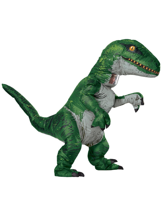 Free Shipping For Men's Velociraptor Inflatable Dinosaur Costume