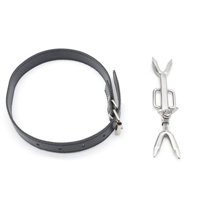 Prison Bird Genuine Leather Choker