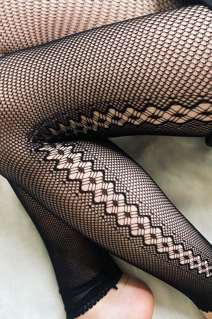 Free Shipping For Lady's Fashion Designed Fishnet Tights