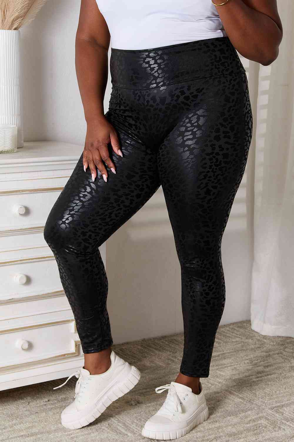 Free Shipping For Double Take High Waist Leggings