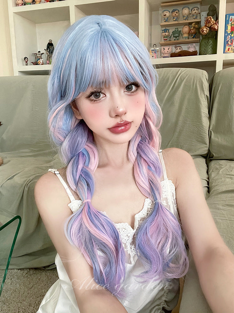 Free Shipping For Hivava Casual Series Mermaid Pastel Mixed Lolita Wig