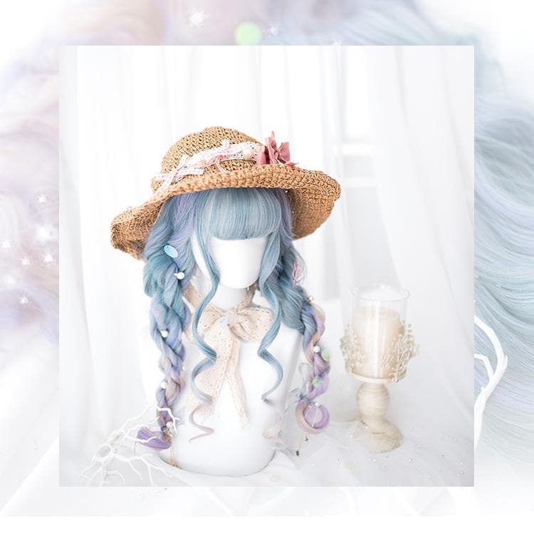 Free Shipping For Hivava Gradient Harajuku Lolita Long Curl Wig