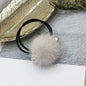 Korean Fresh Style Mink Fur Hair Ties