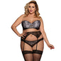 Plus Size Three-Point Bra Set