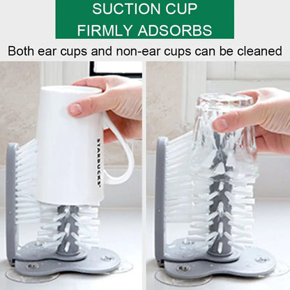 Free Shipping For2 In 1 Cleaning Brush Cup Scrubber