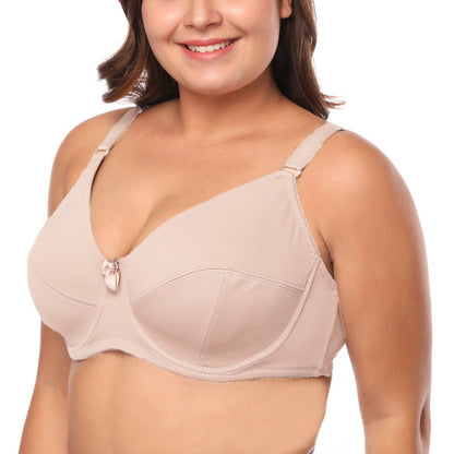 Plus Size Glossy Comfort Bra