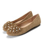 Cute Flower Scrub Slip On Comfortable Flats