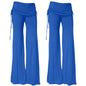 New FashionPure Color Low Waist Yoga Wide-legs Long Pants Beach Pants