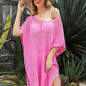 Beach-ready Mesh Inserts Big Size Top Beach Dress