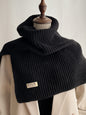 Winter Knitting Solid Color High-Neck Shawl&Scarf-Homeunderwear