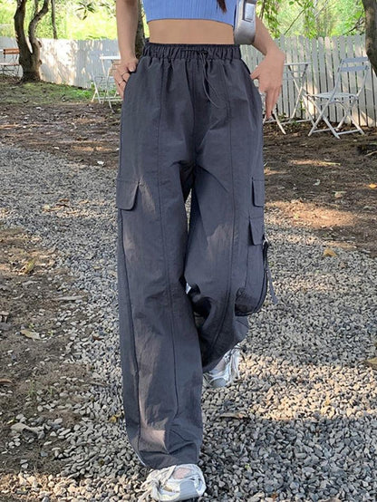 Street Parachute Wide Leg Pants