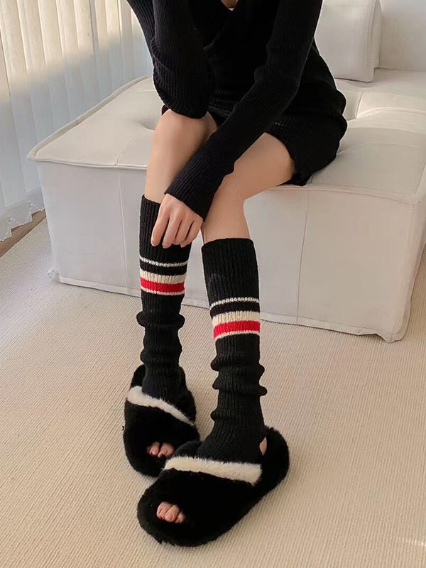 New Fashion Leisure Fashion Striped Leg Warmers Accessories-Homeundewear